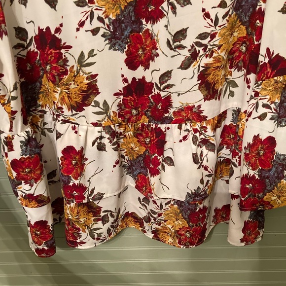 TIME AND TRU floral tier top SZ XXXL - Picture 5 of 9